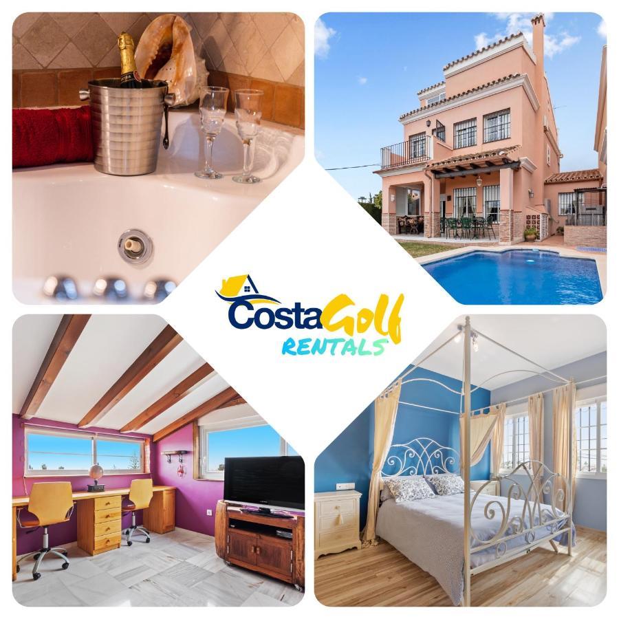 Villa Estilo Mediterranea Con Piscina, Jardin, Bbq Y Jacuzzi - Villa Bel Air Real Estepona Exterior foto